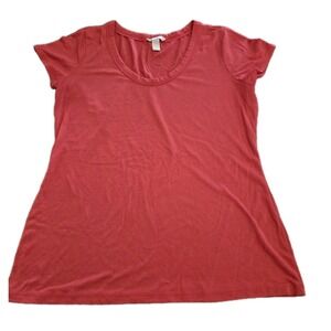 Banana Republic T Shirt Womens Size Large Raised Dot Pattern On Front